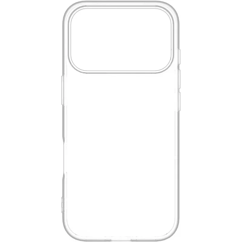 Mobilā tālruņa vāciņš eSTUFF ES67100057-BULK Apple iPhone 17 Pro, caurspīdīgs, piemērots līdz 16 cm (6,3 collas)