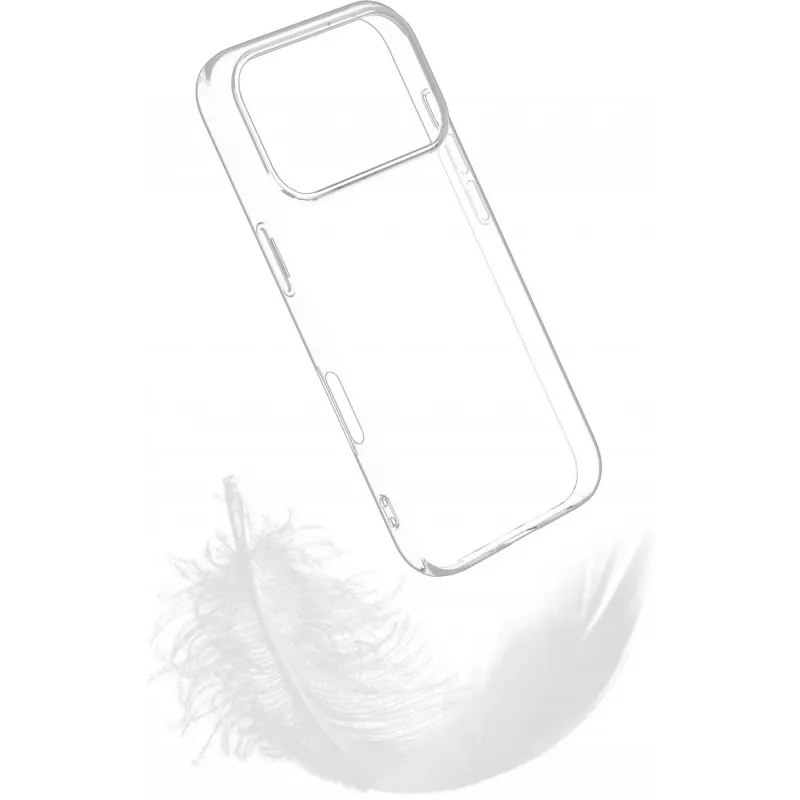 Mobilā tālruņa vāciņš eSTUFF ES67100057-BULK Apple iPhone 17 Pro, caurspīdīgs, piemērots līdz 16 cm (6,3 collas)