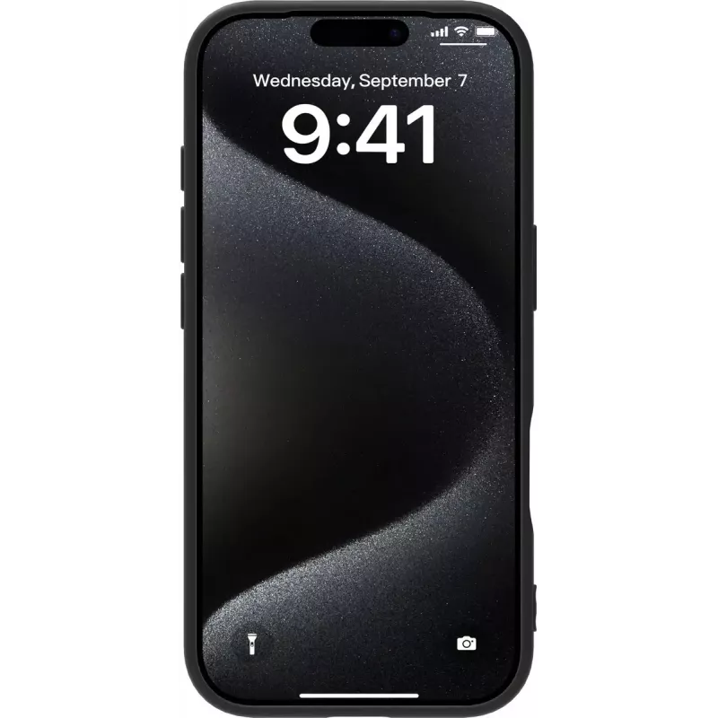 Mobilā tālruņa vāciņš eSTUFF Apple iPhone 17 Pro, 16 cm (6,3 collu) ekrānam, melns