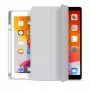 eSTUFF SEATTLE zīmuļu futlāris iPad 9.7 2018/2017 - pelēks PU āda