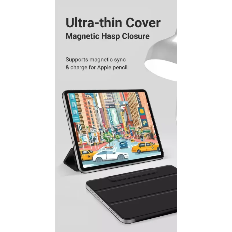 eSTUFF COLORADO magnētiskais futlāris iPad Pro 11 2022/2021/2020 - melns