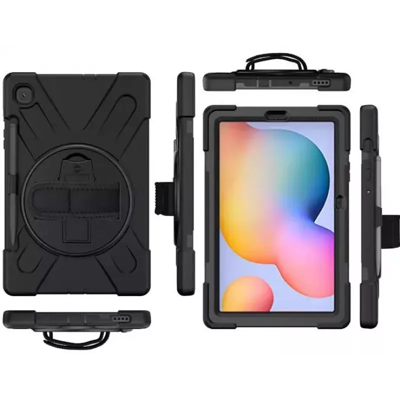 Vāciņš eSTUFF AUSTIN Defender vāciņš Samsung Galaxy Tab S6 Lite 2022/2020 melns