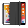eSTUFF SEATTLE Penālis iPad Air 5/4 10.9 2022/2020 — melna PU āda
