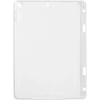 eSTUFF Soft TPU triecienizturīgs maciņš iPad 10.2 2020/2019 — caurspīdīgs