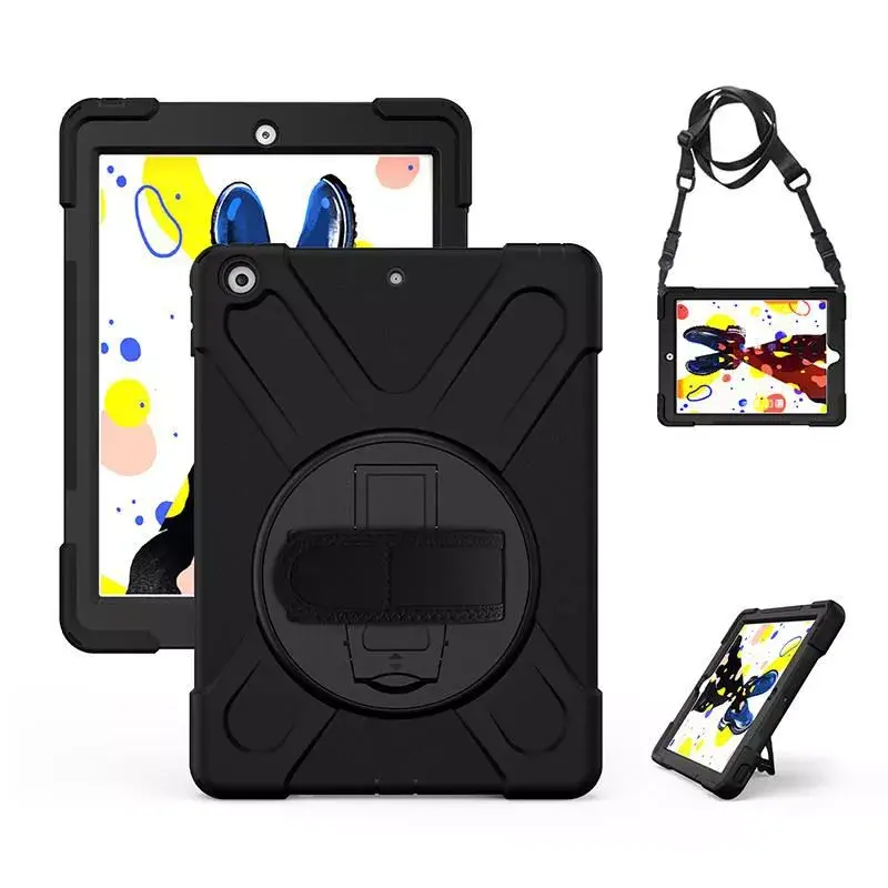 eSTUFF CHICAGO Full Body Defender vāciņš iPad 10.2 Melns
