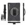 Cover eSTUFF CHICAGO Full Body Defender vāciņš priekš Samsung Galaxy Tab S8/S7 Melns