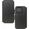 Wallet case eSTUFF iPhone 16 Pro 6.3 inch Melns 3 card pockets