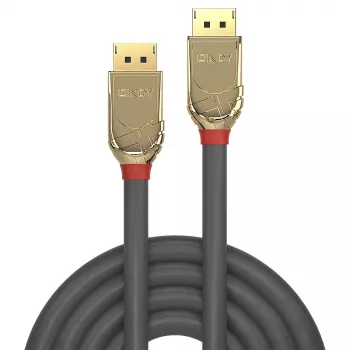 Lindy 7.5m DisplayPort 1.2 kabelis, Gold Line