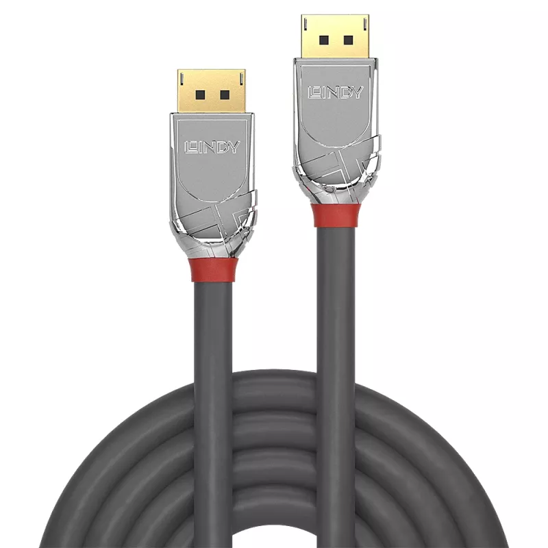 Lindy 1m DisplayPort 1.4 kabelis, Cromo Line