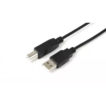 Microconnect USBAB03B USB kabelis USB 2.0 0.3 m USB A USB B melns
