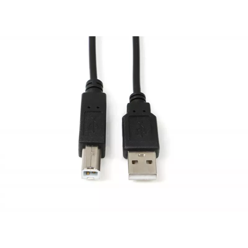 Microconnect USBAB03B USB kabelis USB 2.0 0.3 m USB A USB B melns