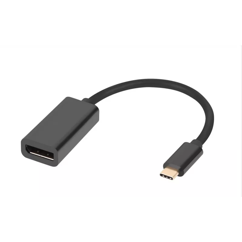 Microconnect MC-USBC-DPF1.2 video kabeļa adapteris DisplayPort USB Type-C melns