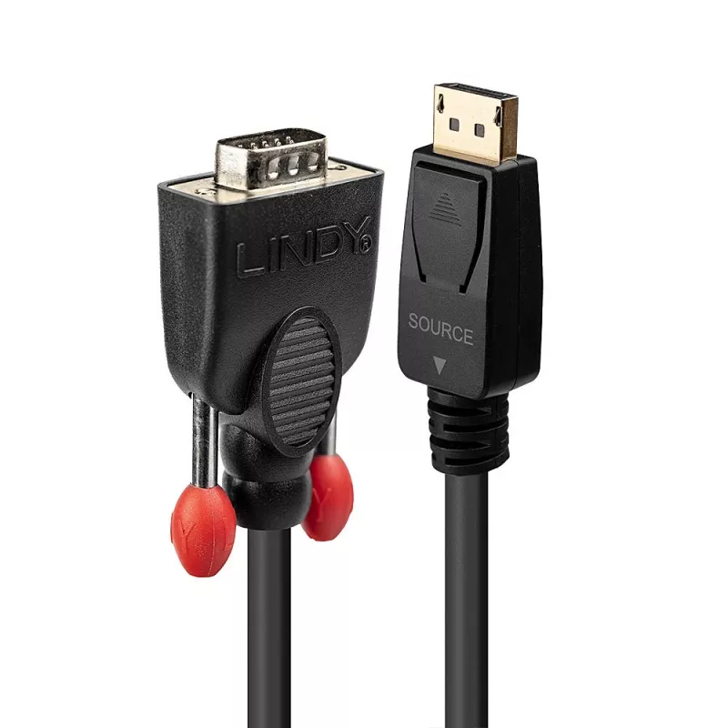 DisplayPort uz VGA kabelis Lindy 3 m 41943