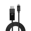 Lindy 3m USB Type C uz DP 8K60 adaptera kabelis, 3 m, USB Type-C, DisplayPort, vīrišķais, vīrišķais, taisns