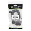 Techly Video kabelis HDMI to DVI-D M / M 1.8m ICOC HDMI-D-018, 1,8 m, HDMI, DVI-D, vīrišķais, vīrišķais, Zelts