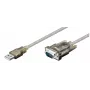 Microconnect 68875 seriālais kabelis, caurspīdīgs, 1,5 m, USB Type-A, VGA (D-Sub)