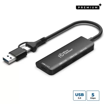 Microconnect UC0070-5G-USB-C-4IN1-C saskarnes centrmezgls