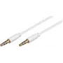 Microconnect AUDLL2W audio kabelis 1,5 m 3,5 mm Balts