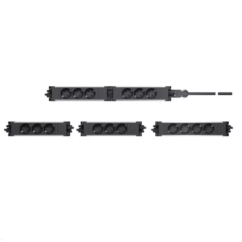 Bachmann STEP BASE 4 vietu pagarinātājs ar GST18 4 maiņstrāvas rozetēm 250 V 16 A