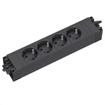 Bachmann STEP BASE 4 vietu pagarinātājs ar GST18 4 maiņstrāvas rozetēm 250 V 16 A