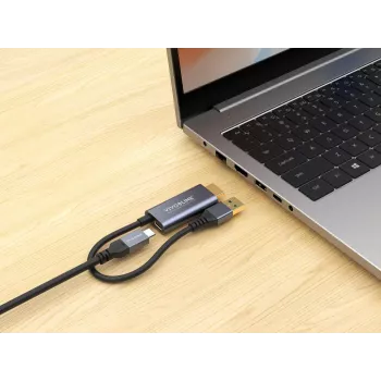 Adapter VivoLink HDMI un USB-A uz USB-C PROADHDMI 4K izšķirtspēja, saderīgs