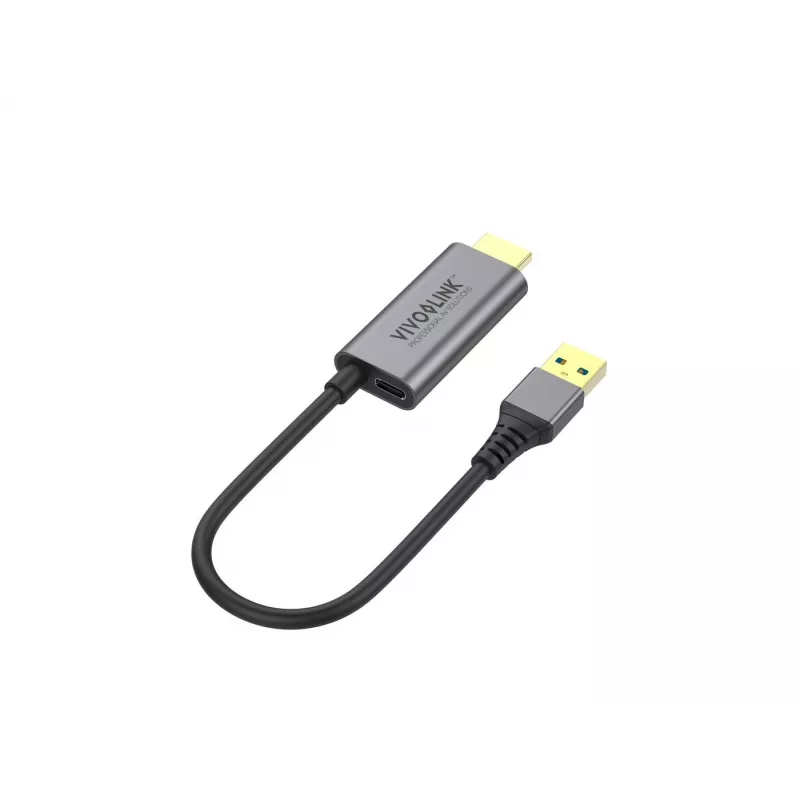 Adapter VivoLink HDMI un USB-A uz USB-C PROADHDMI 4K izšķirtspēja, saderīgs