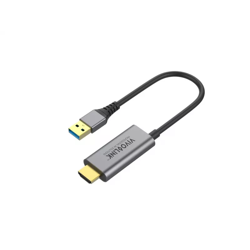Adapter VivoLink HDMI un USB-A uz USB-C PROADHDMI 4K izšķirtspēja, saderīgs
