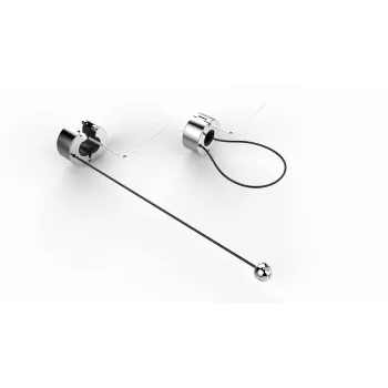 Trose kabelis Lock Vivolink PROADRING-S-WIRE melna tērauda sešstūra atslēga 20 g