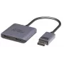 DisplayPort uz 2x HDMI adapteris MicroConnect MC-DP-2XHDMI, divi HDMI sieviešu, 4K atbalsts