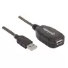 USB-A uz USB-A pagarinātāja kabelis Manhattan 150958