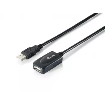 Equip USB 2.0 Type A aktīvais pagarinātāja kabelis, tēviņš pret mātīti, 5 m