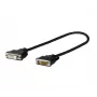 Vivolink PRODVIADAPDVI DVI kabelis 0.2 m DVI-D Melns