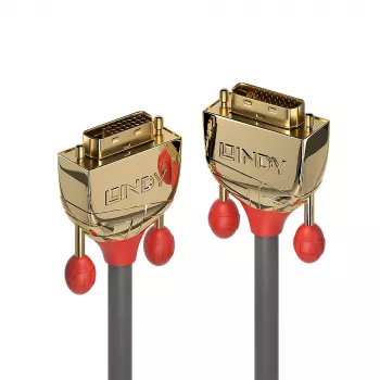 Lindy 5 m DVI-D Dual Link kabelis, Gold Line