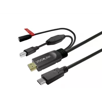 USB kabelis Vivolink PROUSBCHDMIUSBB5-CHARGE 5 m ātrā uzlāde