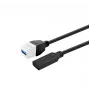 VivoLink USB 3.0 Type-A uz Type-A datu kabelis PROKEYUSB3AFF0 2W, USB 3.0