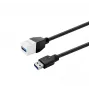 VivoLink USB 3.0 A–uz–Female pagarinātāja kabelis PROKEYUSB3AFM1W, 1 m, balts