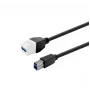 VivoLink USB 3.0 Type-A pagarinātāja kabelis, sieviešu-sieviešu, balts, PROKEYUSB3AFBM5W