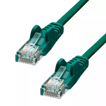 Tīkla kabelis ProXtend CAT5e U/UTP RJ-45 vīrišķais 5M zaļš