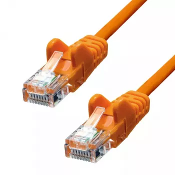 Tīkla kabelis ProXtend CAT5e U/UTP CCA PVC oranžs 0,2 m