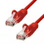 Tīkla kabelis ProXtend CAT5e U/UTP CCA PVC sarkans 0.5m