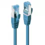 Lindy 47147 tīkla kabelis zils 1 m Cat6a S/FTP (S-STP)