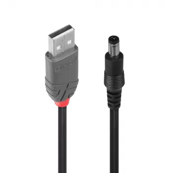 Adaptera kabelis USB A vīr. - DC 5.5/2.1 mm vīr. Lindy 70268