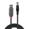 Adaptera kabelis USB A vīr. - DC 5.5/2.1 mm vīr. Lindy 70268