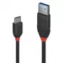 Lindy 36914 USB kabelis USB 3.2 Gen 1 (3.1 Gen 1) 0,15 m USB C USB A Melns