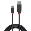 Lindy 36914 USB kabelis USB 3.2 Gen 1 (3.1 Gen 1) 0,15 m USB C USB A Melns