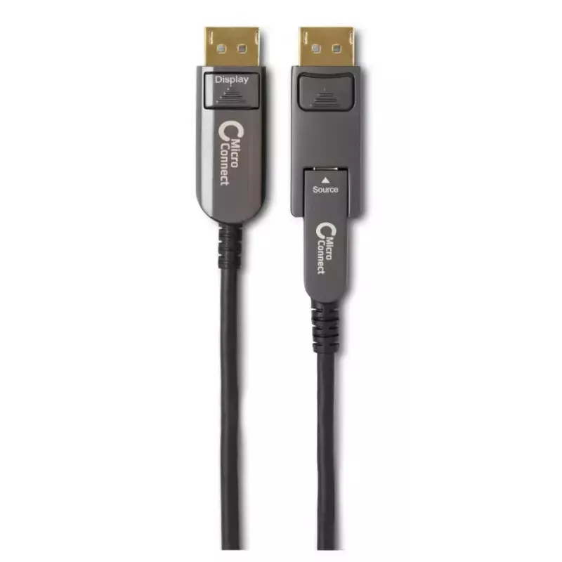 Microconnect DP-MMG-5000MBV1.4OP DisplayPort kabelis 50 m melns