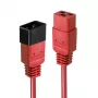Lindy 3m IEC C19 uz C20 pagarinātāja kabelis, sarkans