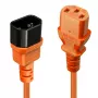 Lindy 0,5 m IEC pagarinātāja kabelis, oranžs