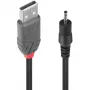 Lindy 1,5 m USB līdz 0,7 mm iekšējais / 2,5 mm ārējais līdzstrāvas kabelis