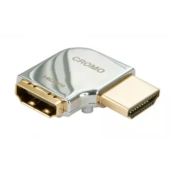 Lindy CROMO HDMI vīriešu-uz-sieviešu 90 grādu taisna leņķa adapteris - labais
